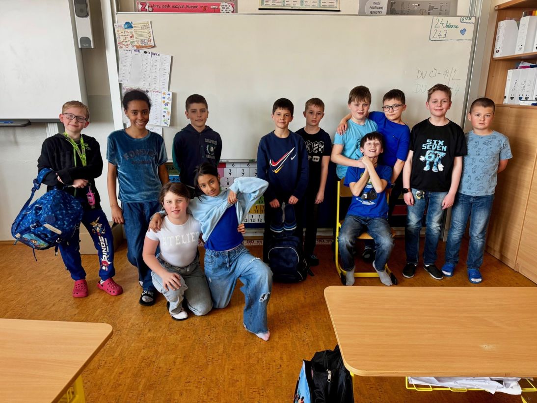 Barevný týden - modrá Barevný týden - modrá