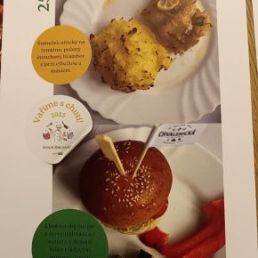 Soutěžní jídla základního kola soutěže u nás v jídelně.